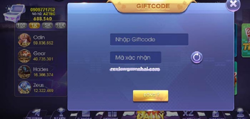 Chỉ dẫn nạp giftcode Vua Club chi tiết cho các bạn chơi mới